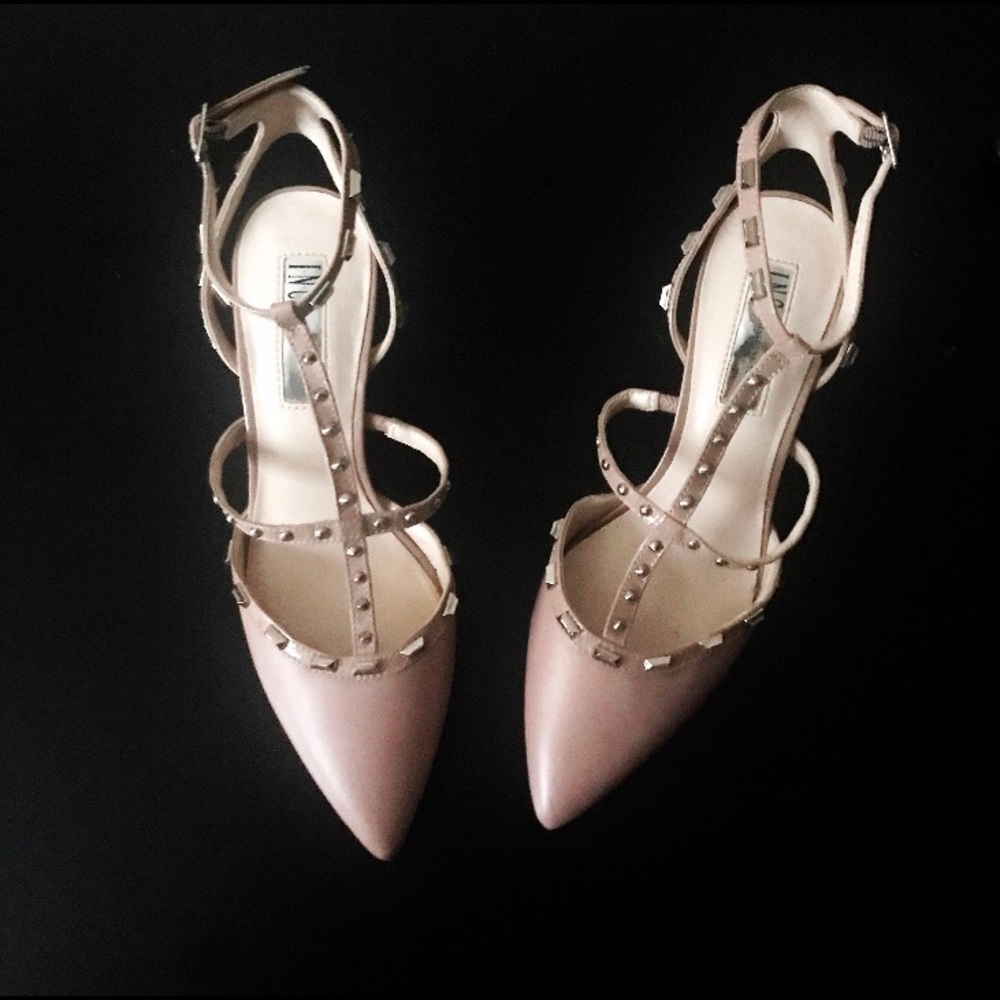 INC blush heels